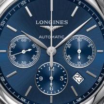 Longines Uhr The Longines Master Collection 42mm blau Stahl Herren Chronograph Automatik L2.759.4.92.0