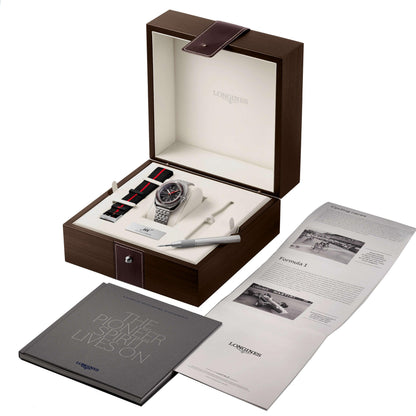 Longines Armbanduhr Ultra-Chron Box Edition 43mm schwarz Automatik Stahl L2.836.4.52.9