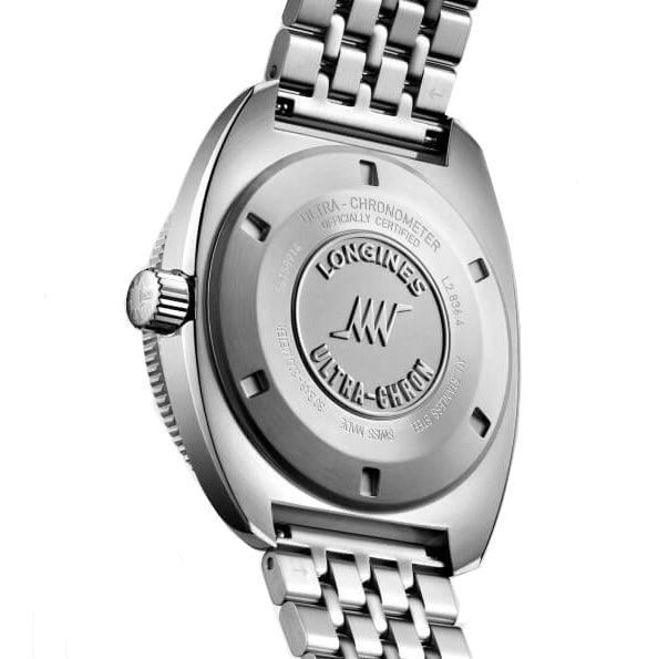 Longines Armbanduhr Ultra-Chron Box Edition 43mm schwarz Automatik Stahl L2.836.4.52.9