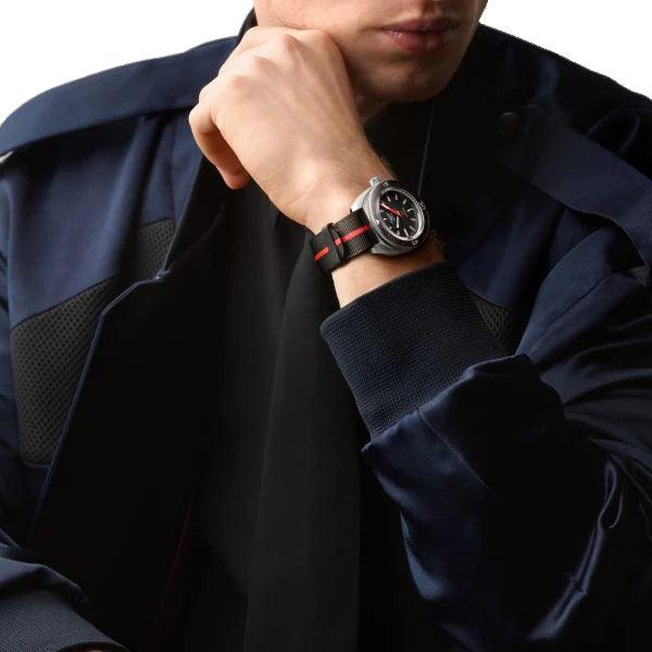 Longines Armbanduhr Ultra-Chron Box Edition 43mm schwarz Automatik Stahl L2.836.4.52.9