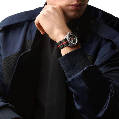 Longines Armbanduhr Ultra-Chron Box Edition 43mm schwarz Automatik Stahl L2.836.4.52.9
