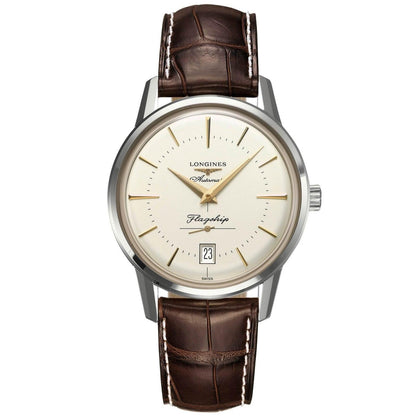 Longines Herrenuhr Flagship Heritage 38,5mm Automatik Stahl L4.795.4.78.2