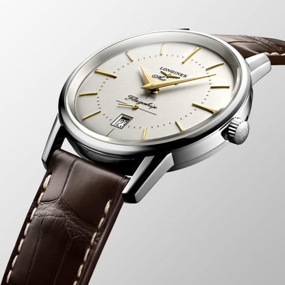 Longines Herrenuhr Flagship Heritage 38,5mm Automatik Stahl L4.795.4.78.2