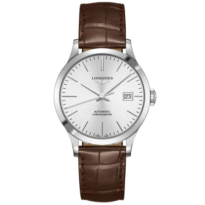 Longines Herrenuhr Record Collection 38,5mm Automatik Stahl L2.820.4.72.2
