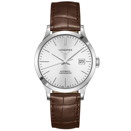 Longines Herrenuhr Record Collection 38,5mm Automatik Stahl L2.820.4.72.2