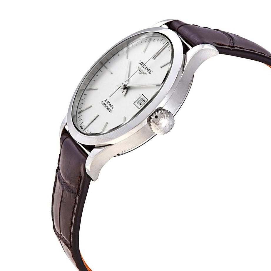 Longines Herrenuhr Record Collection 38,5mm Automatik Stahl L2.820.4.72.2
