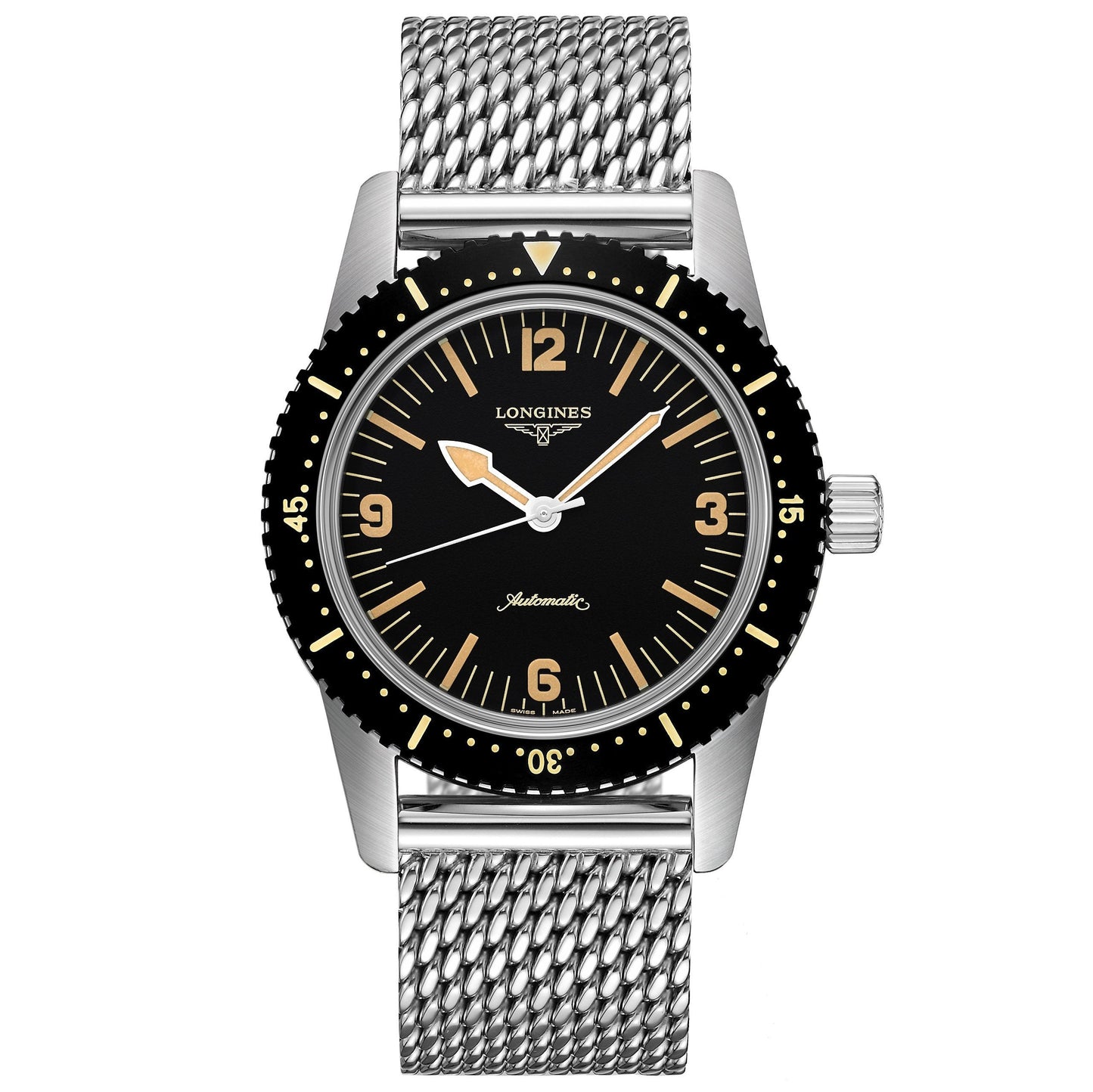 Longines Herrenuhr The Longines Skin Diver Watch 42mm Automatik Stahl L2.822.4.56.6