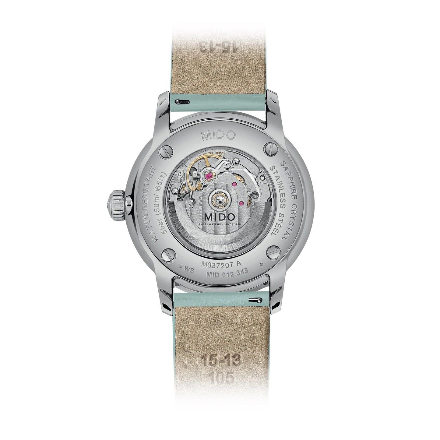 Mido Uhr Baroncelli Signature Lady Colors Box Special Edition 30mm Perlmutt Automatik Stahl M037.207.16.106.00