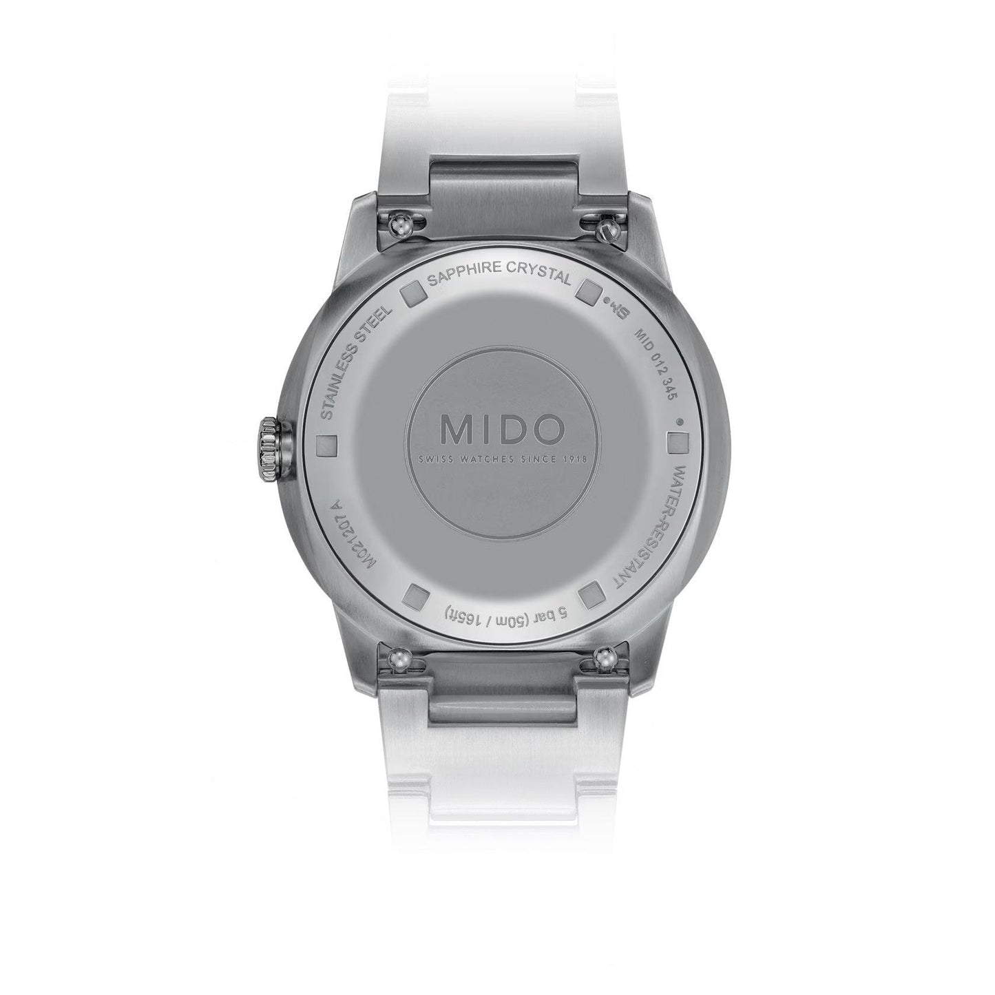 Mido Uhr Commander Lady 35mm Perlmutt Diamanten Automatik Stahl M021.207.11.106.00
