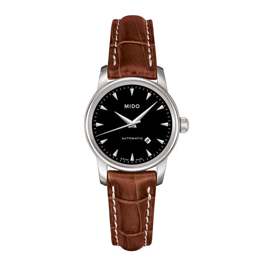 Mido Damenuhr Baroncelli II 29mm Automatik Stahl M7600.4.18.8