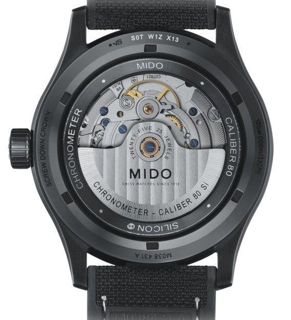 Mido Uhr Multifort Chronometer 1 COSC 42mm Schwarz Automatik Stahl PVD-Finish Schwarz M038.431.37.051.00