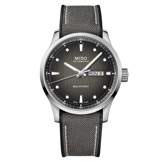 Mido Uhr Multifort M 42mm grau Automatik Stahl M038.430.17.081.00