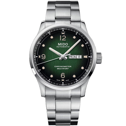 Mido Multifort M Chronometer COSC 42mm grüne automatische Edelstahluhr M038.431.11.097.00