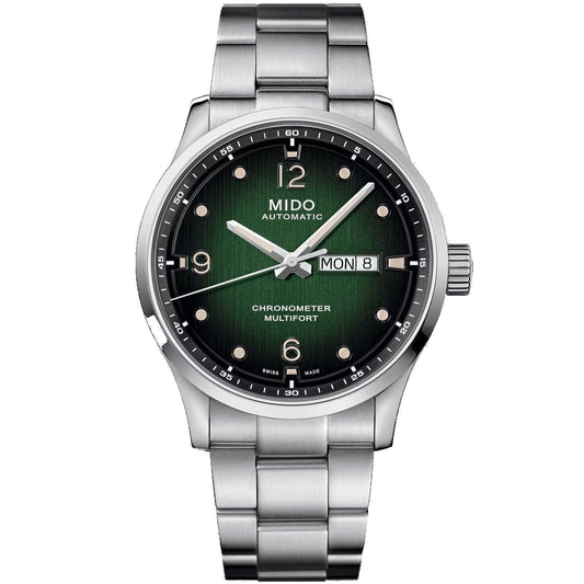 Mido Multifort M Chronometer COSC 42mm grüne automatische Edelstahluhr M038.431.11.097.00