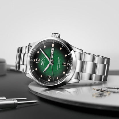 Mido Multifort M Chronometer COSC 42mm grüne automatische Edelstahluhr M038.431.11.097.00