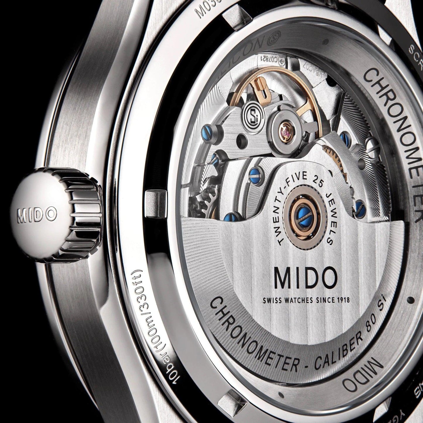 Mido Multifort M Chronometer COSC 42mm grüne automatische Edelstahluhr M038.431.11.097.00