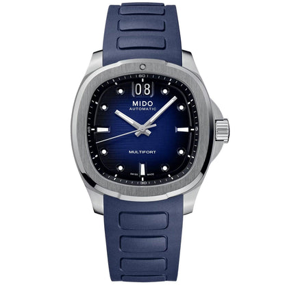 Mido Uhr Multifort TV Big Date 40x39,2mm blau Automatik Stahl M049.526.17.041.00