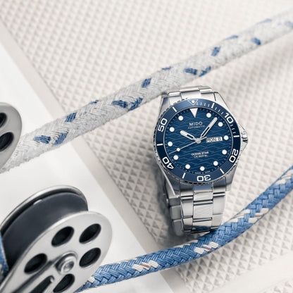 Mido Uhr Ocean Star 200C 42mm Blau Automatik Stahl M042.430.11.041.00