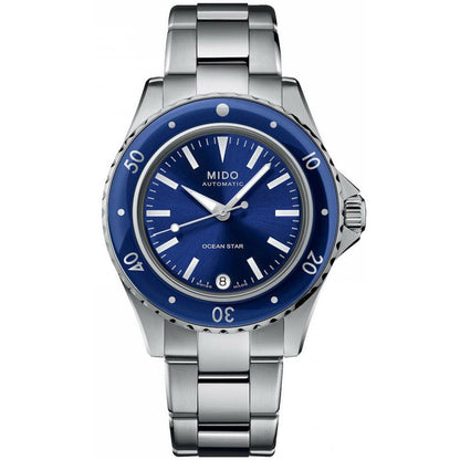 Mido Uhr Ocean Star 36,5mm blau Automatik Stahl M026.207.11.041.00