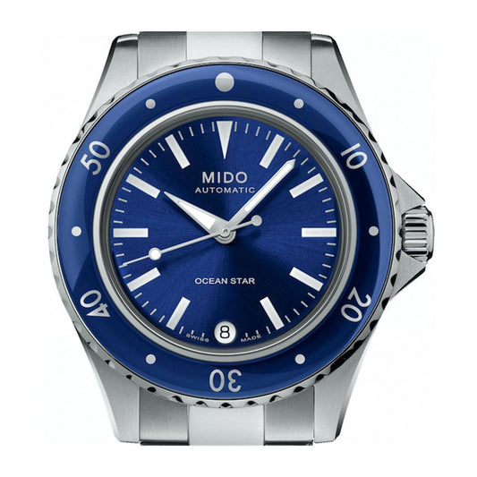 Mido Uhr Ocean Star 36,5mm blau Automatik Stahl M026.207.11.041.00
