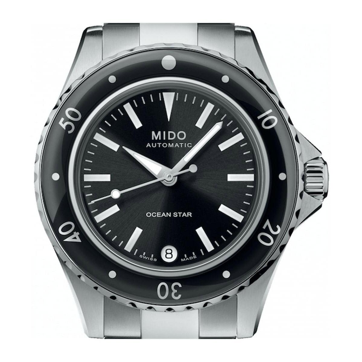 Mido Uhr Ocean Star 36,5mm schwarz Automatik Stahl M026.207.11.051.00