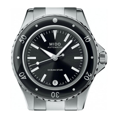 Mido Uhr Ocean Star 36,5mm schwarz Automatik Stahl M026.207.11.051.00