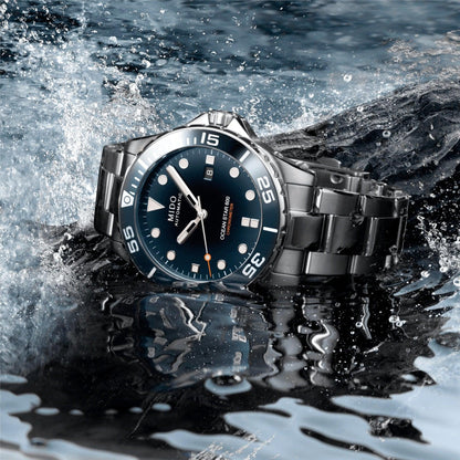 Mido Uhr Ocean Star 600 Chronometer COSC 43,5mm Blau Automatik Stahl M026.608.11.041.01