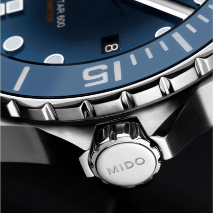 Mido Uhr Ocean Star 600 Chronometer COSC 43,5mm Blau Automatik Stahl M026.608.11.041.01