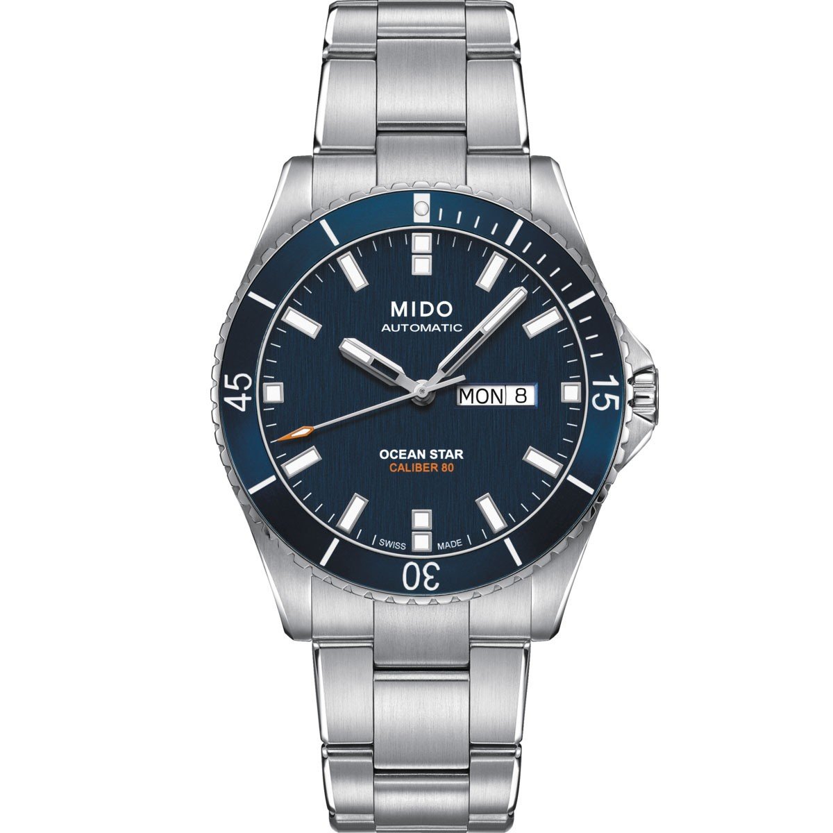 Mido Uhr Ocean Star Kaliber 80 Automatik Dreizeiger M026.430.11.041.00