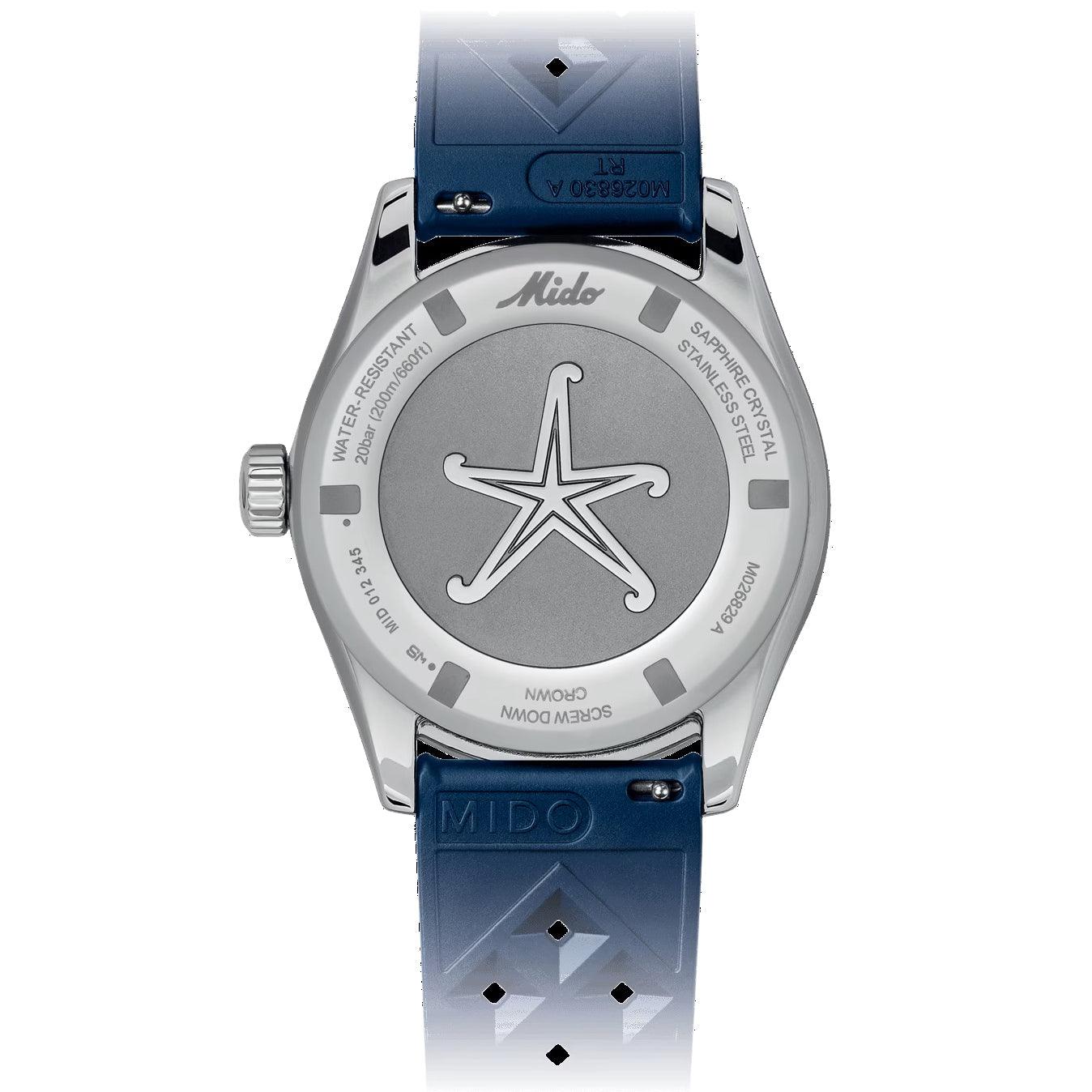 Mido Uhr Ocean Star Decompression Worldtimer Special Edition 40mm blau Automatik Stahl M026.829.17.041.00