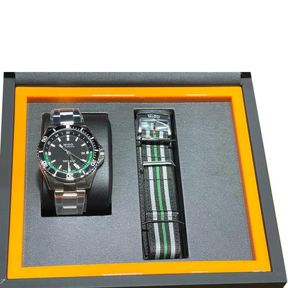 Mido Ocean Star GMT 44mm schwarze Automatikuhr Stahl Limited Edition 000/250 M026.629.11.051.03