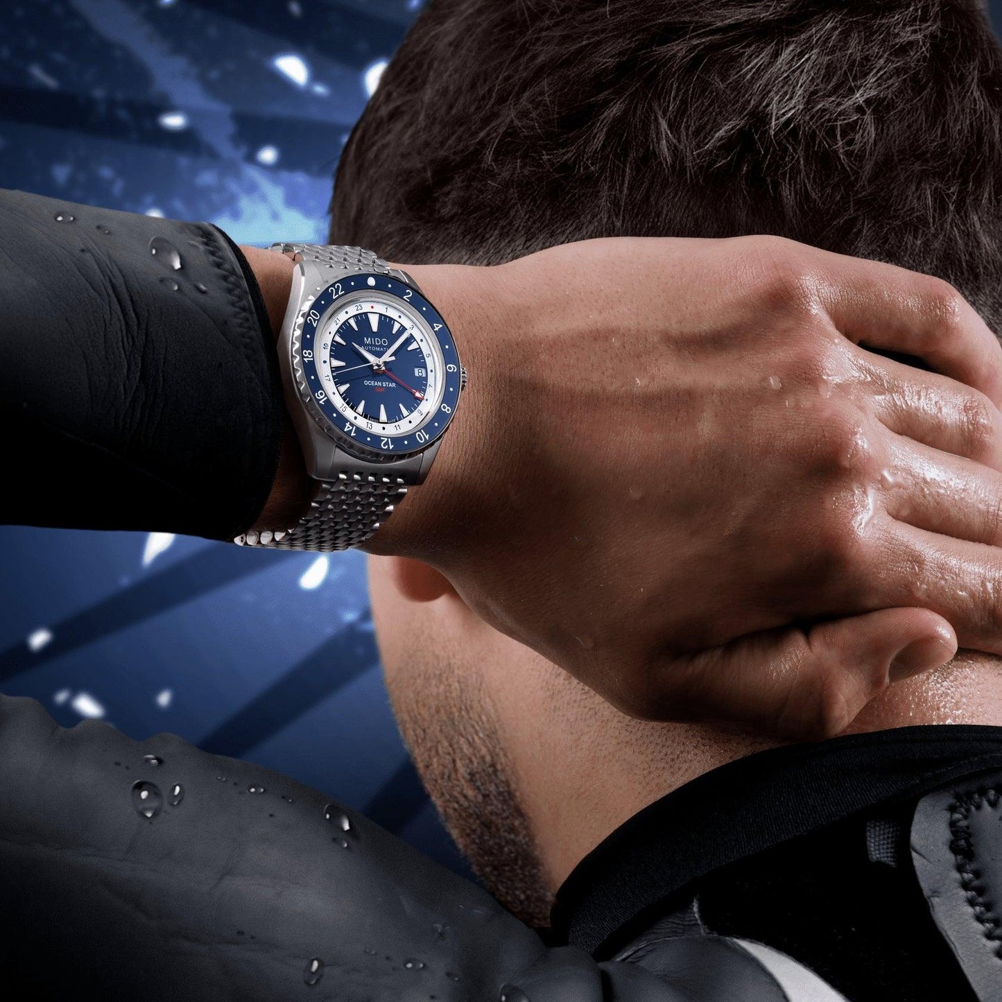 Mido Ocean Star GMT Special Edition 40mm blau Automatik Stahl M026.829.18.041.00