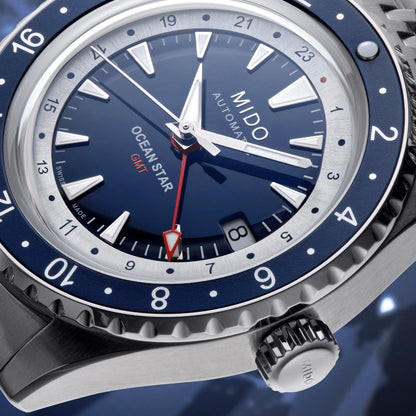Mido Ocean Star GMT Special Edition 40mm blau Automatik Stahl M026.829.18.041.00