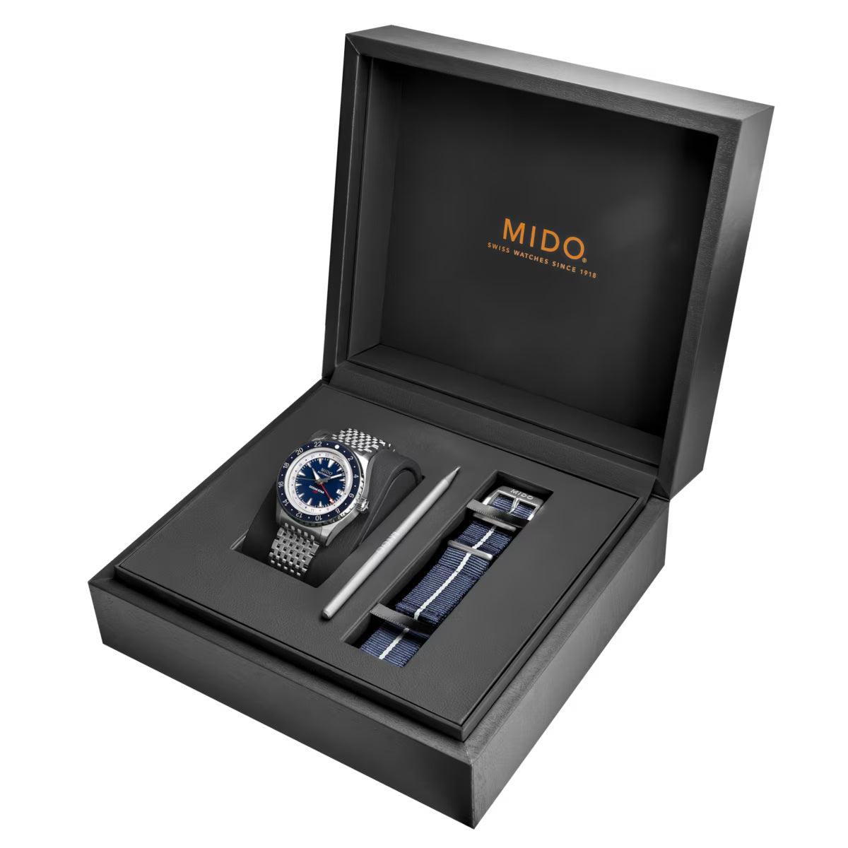 Mido Ocean Star GMT Special Edition 40mm blau Automatik Stahl M026.829.18.041.00