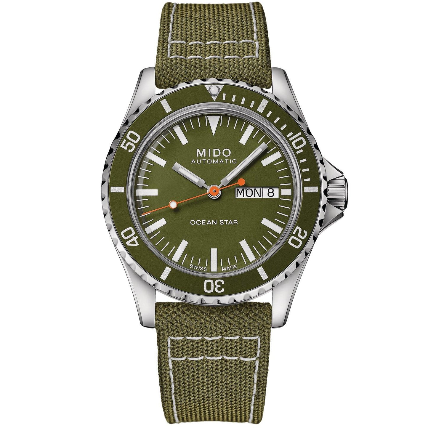 Mido Uhr Ocean Star Tribute 40,5mm grün automatisch Stahl M026.830.18.091.00