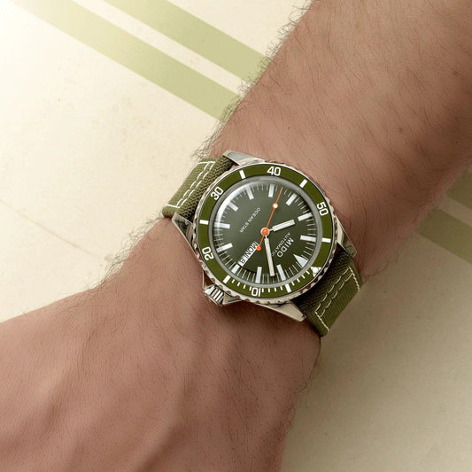 Mido Uhr Ocean Star Tribute 40,5mm grün automatisch Stahl M026.830.18.091.00