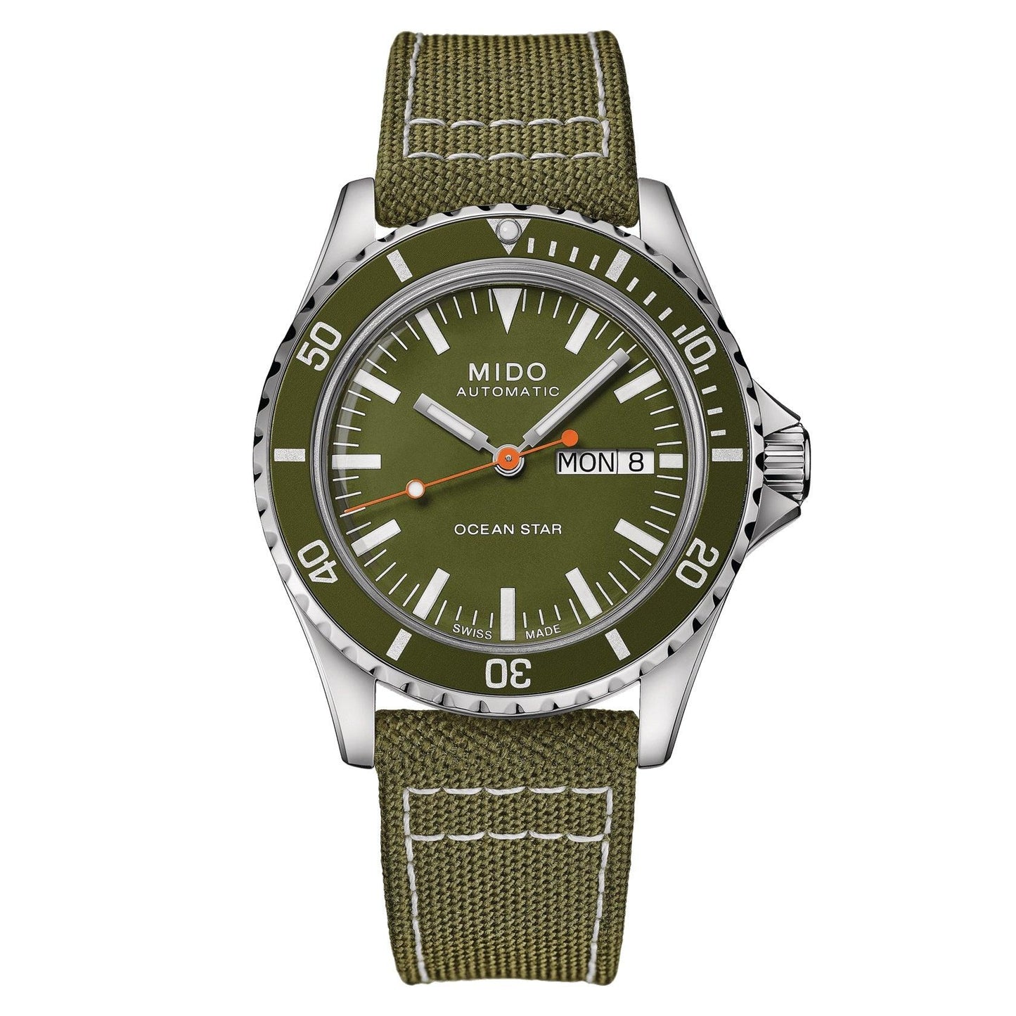 Mido Uhr Ocean Star Tribute 40,5mm grün automatisch Stahl M026.830.18.091.00