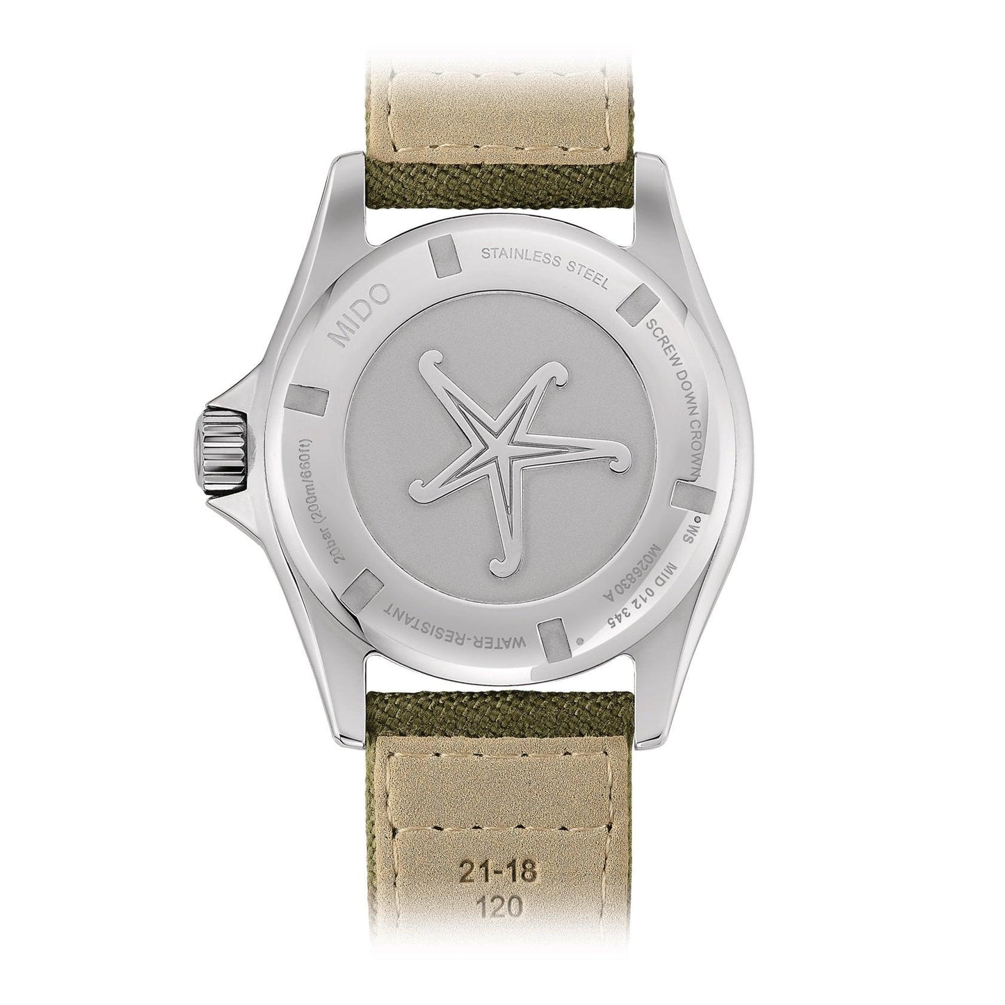Mido Uhr Ocean Star Tribute 40,5mm grün automatisch Stahl M026.830.18.091.00