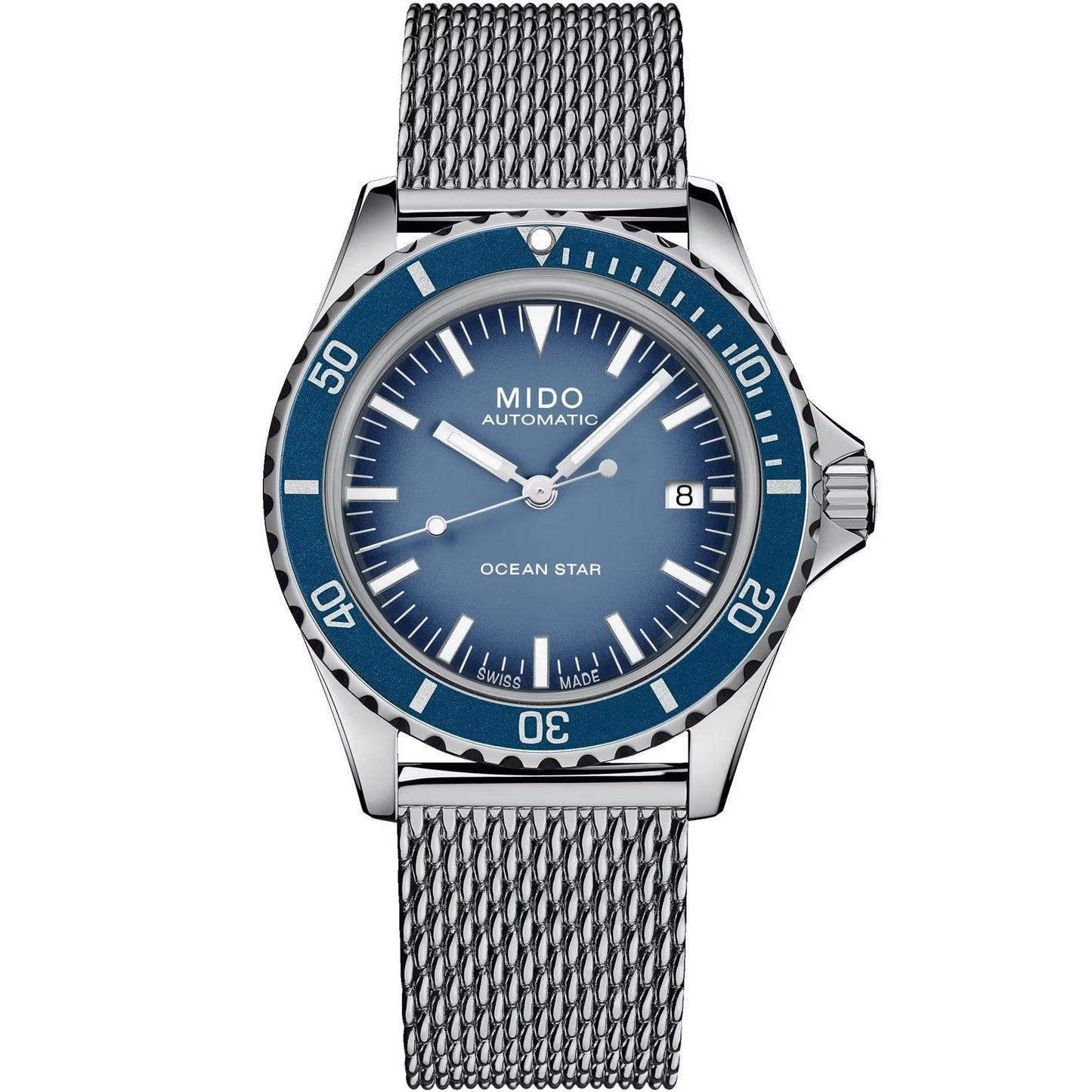 Mido Uhr Ocean Star Tribute Special Edition 40mm Blau Automatik Stahl M026.807.11.041.01