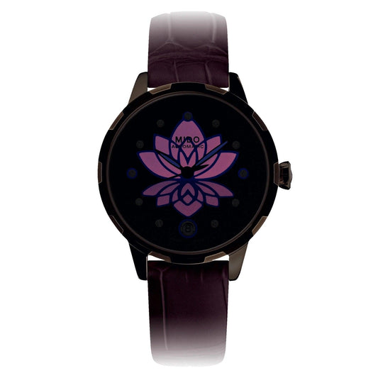 Mido Uhr Rainflower Night 34mm Perlmutt Diamanten Automatik Stahl PVD Roségold-Finish M043.207.36.106.00