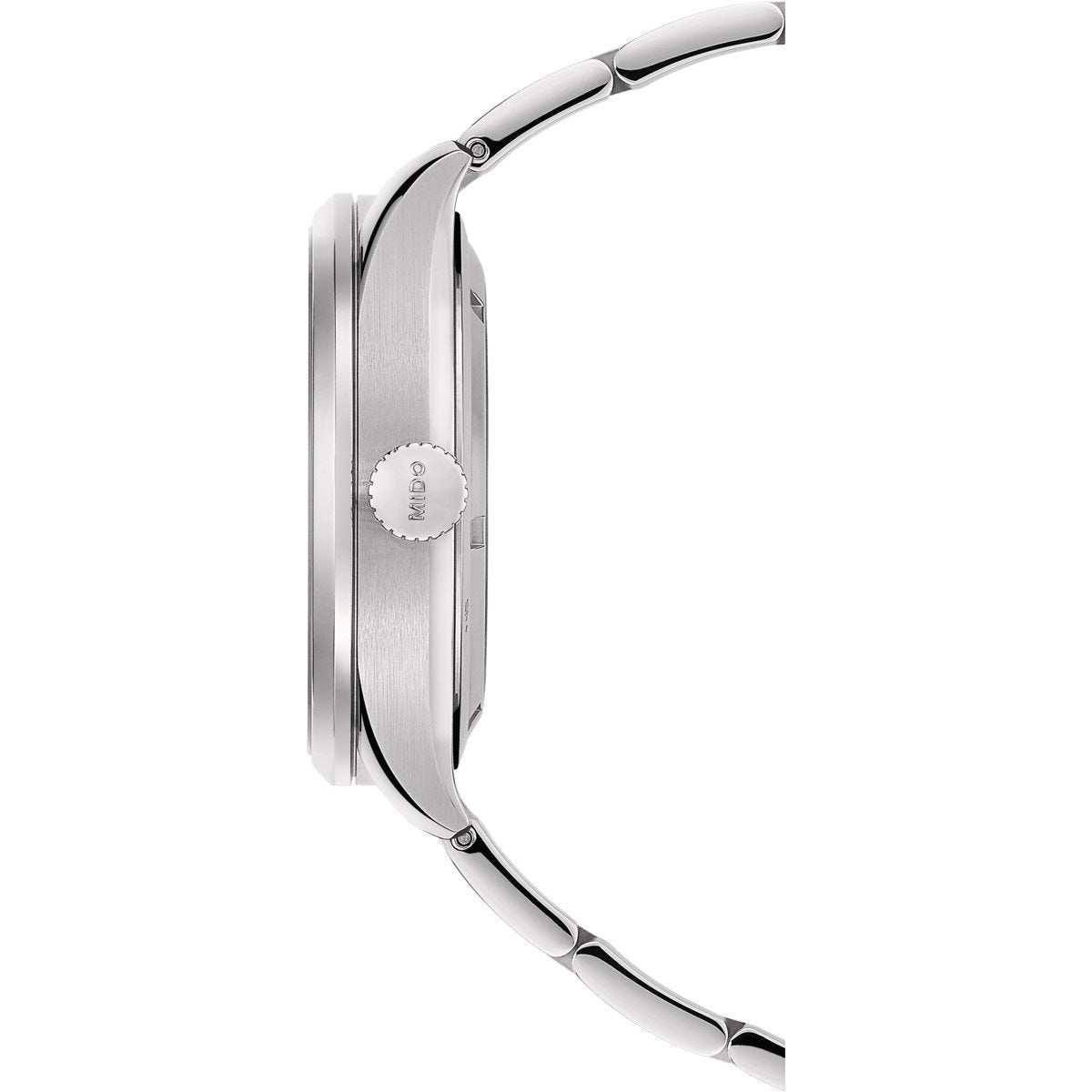 Mido Herrenuhr Multifort Dual Time GMT 42mm Kaliber 80 automatisch Stahl M038.429.11.041.00