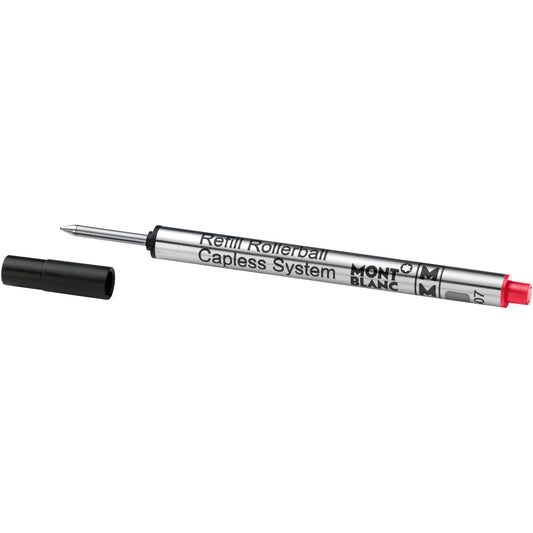 Montblanc 1 Nachfüllmine für Roller ohne Kappe mittel rot Modena Feder M 124518