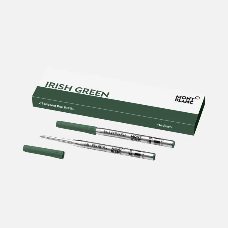 Montblanc 2 Kugelschreiberminen (M) Irish Green (Grün) 128217