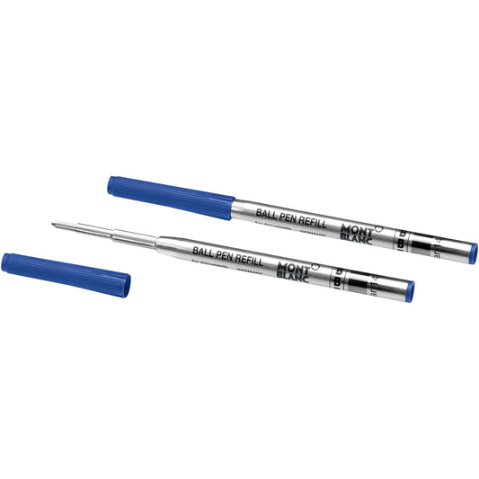 Montblanc 2 Kugelschreiber Minen, Groß, Royal Blue Blau, 128215