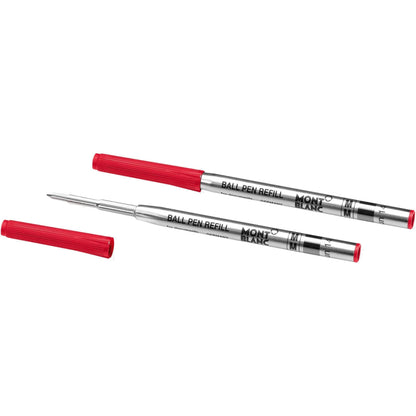 Montblanc 2 Kugelschreiberminen, Medium, Modena-Rot 128216
