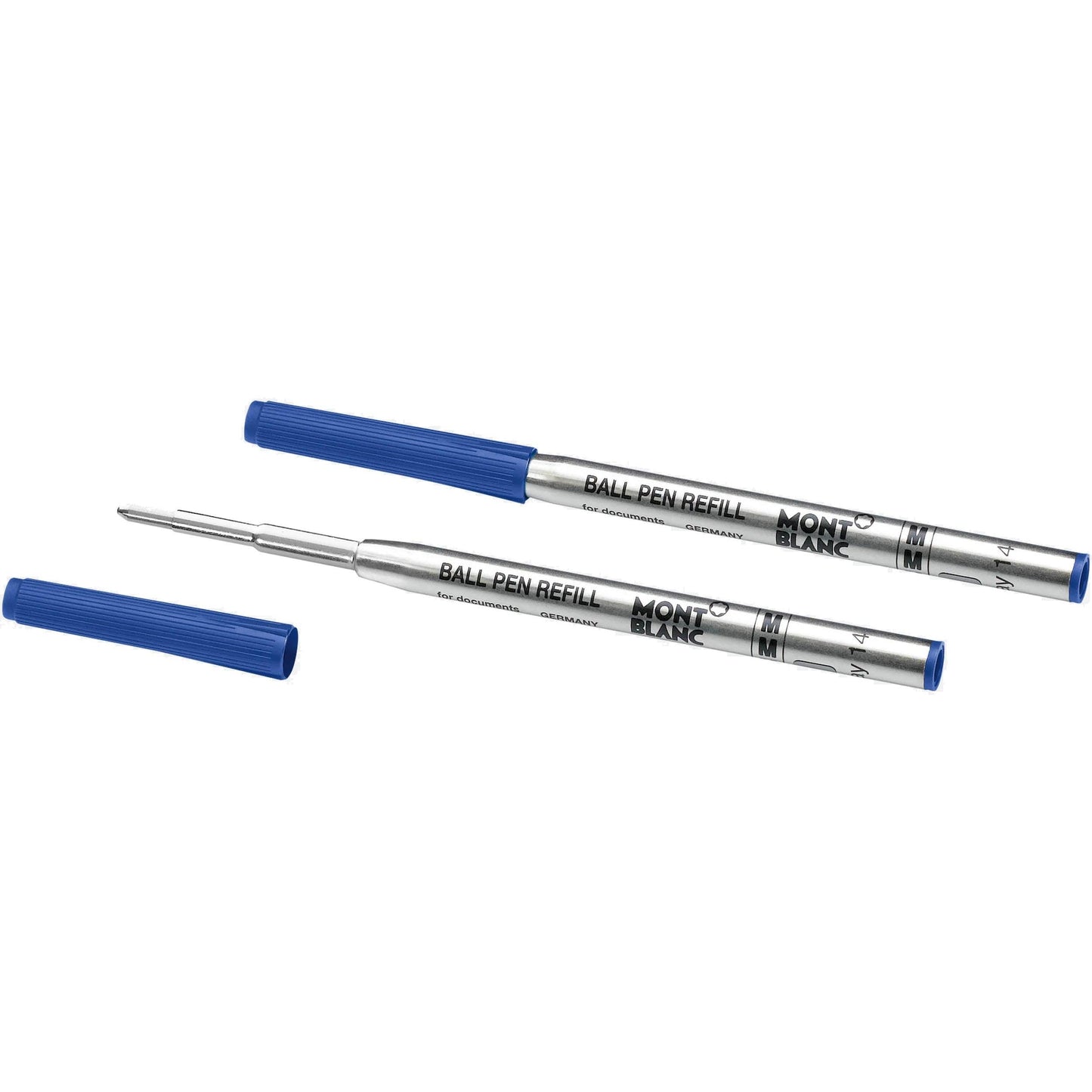 Montblanc 2 Kugelschreiber Minen M Königsblau 128214