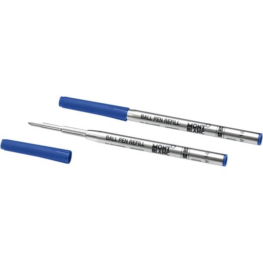 Montblanc 2 Kugelschreiber Minen M Königsblau 128214