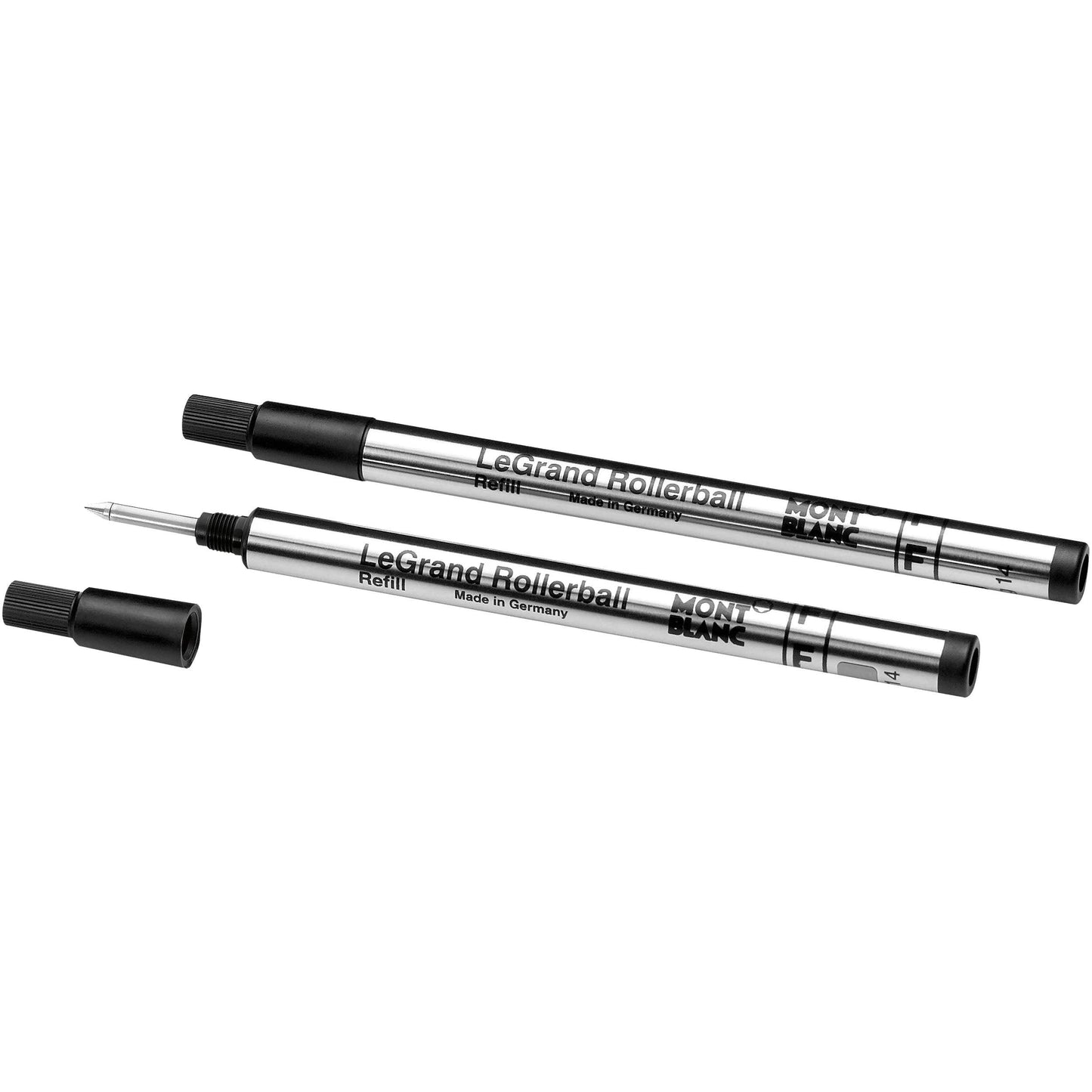 Montblanc 2 Nachfüllungen für Roller LeGrand (F) Mystery Black schwarz 128224