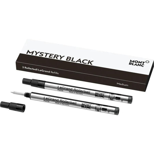 Montblanc 2 Rollerball-Minen LeGrand (M) Mystery Black schwarz 128225