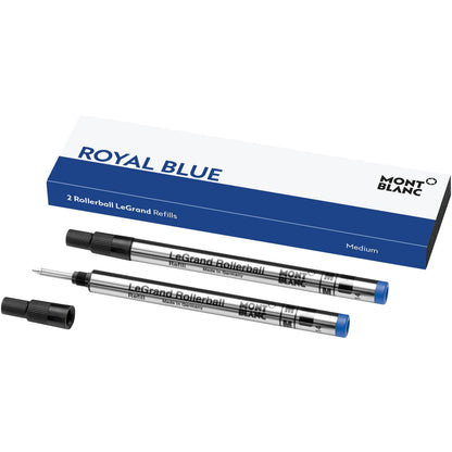 Montblanc 2 Rollerball-Minen LeGrand (M) Royalblau 128228